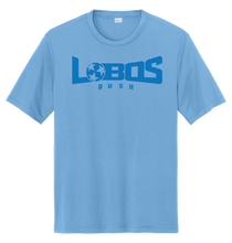 Load image into Gallery viewer, LOBOS RUSH YST350 - Youth Sport-Tek® PosiCharge® Competitor™ Tee - Rush Blue Print