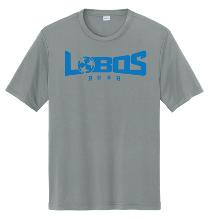 LOBOS RUSH YST350 - Youth Sport-Tek® PosiCharge® Competitor™ Tee - Rush Blue Print PrinthouseOB