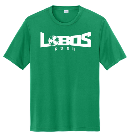 LOBOS RUSH YST350 - Youth Sport-Tek® PosiCharge® Competitor™ Tee -White Print PrinthouseOB