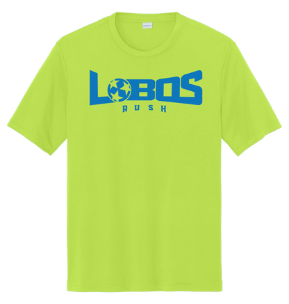 LOBOS RUSH YST350 - Youth Sport-Tek® PosiCharge® Competitor™ Tee - Rush Blue Print PrinthouseOB