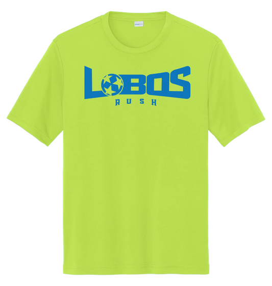 LOBOS RUSH YST350 - Youth Sport-Tek® PosiCharge® Competitor™ Tee - Rush Blue Print PrinthouseOB