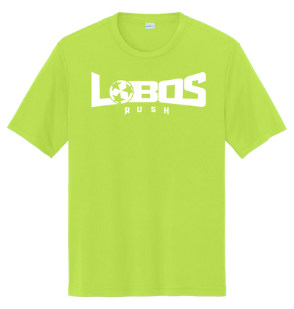 LOBOS RUSH YST350 - Youth Sport-Tek® PosiCharge® Competitor™ Tee -White Print PrinthouseOB