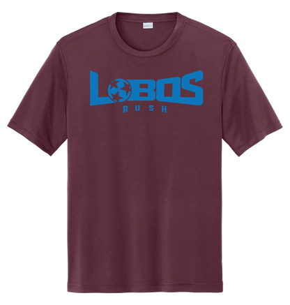 LOBOS RUSH YST350 - Youth Sport-Tek® PosiCharge® Competitor™ Tee - Rush Blue Print PrinthouseOB