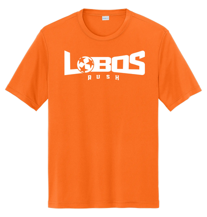 LOBOS RUSH YST350 - Youth Sport-Tek® PosiCharge® Competitor™ Tee -White Print PrinthouseOB