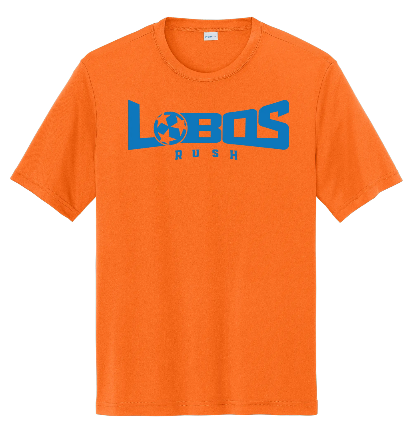 LOBOS RUSH YST350 - Youth Sport-Tek® PosiCharge® Competitor™ Tee - Rush Blue Print PrinthouseOB