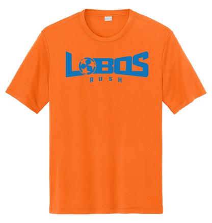 LOBOS RUSH YST350 - Youth Sport-Tek® PosiCharge® Competitor™ Tee - Rush Blue Print PrinthouseOB