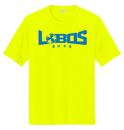 LOBOS RUSH YST350 - Youth Sport-Tek® PosiCharge® Competitor™ Tee - Rush Blue Print PrinthouseOB