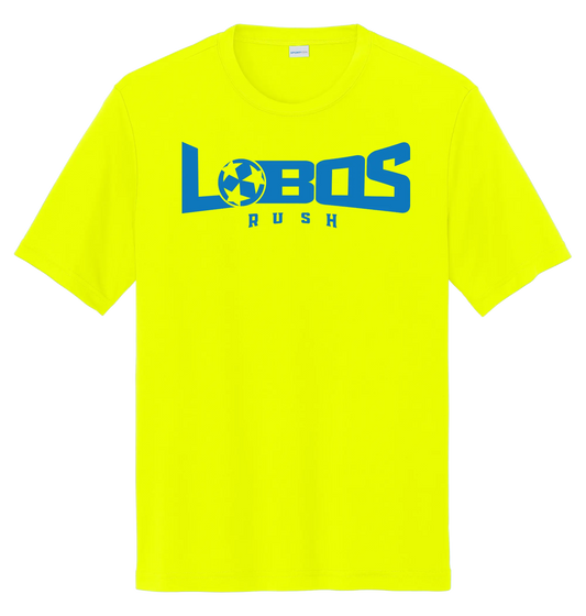 LOBOS RUSH YST350 - Youth Sport-Tek® PosiCharge® Competitor™ Tee - Rush Blue Print PrinthouseOB