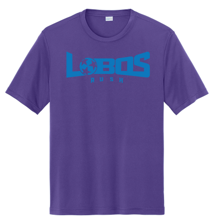 LOBOS RUSH YST350 - Youth Sport-Tek® PosiCharge® Competitor™ Tee - Rush Blue Print PrinthouseOB