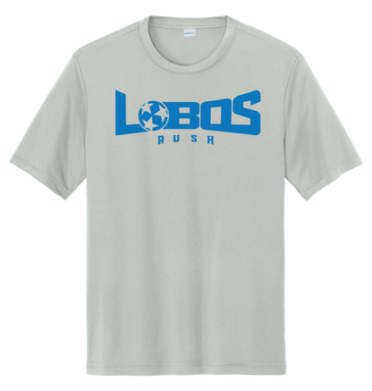 LOBOS RUSH YST350 - Youth Sport-Tek® PosiCharge® Competitor™ Tee - Rush Blue Print PrinthouseOB