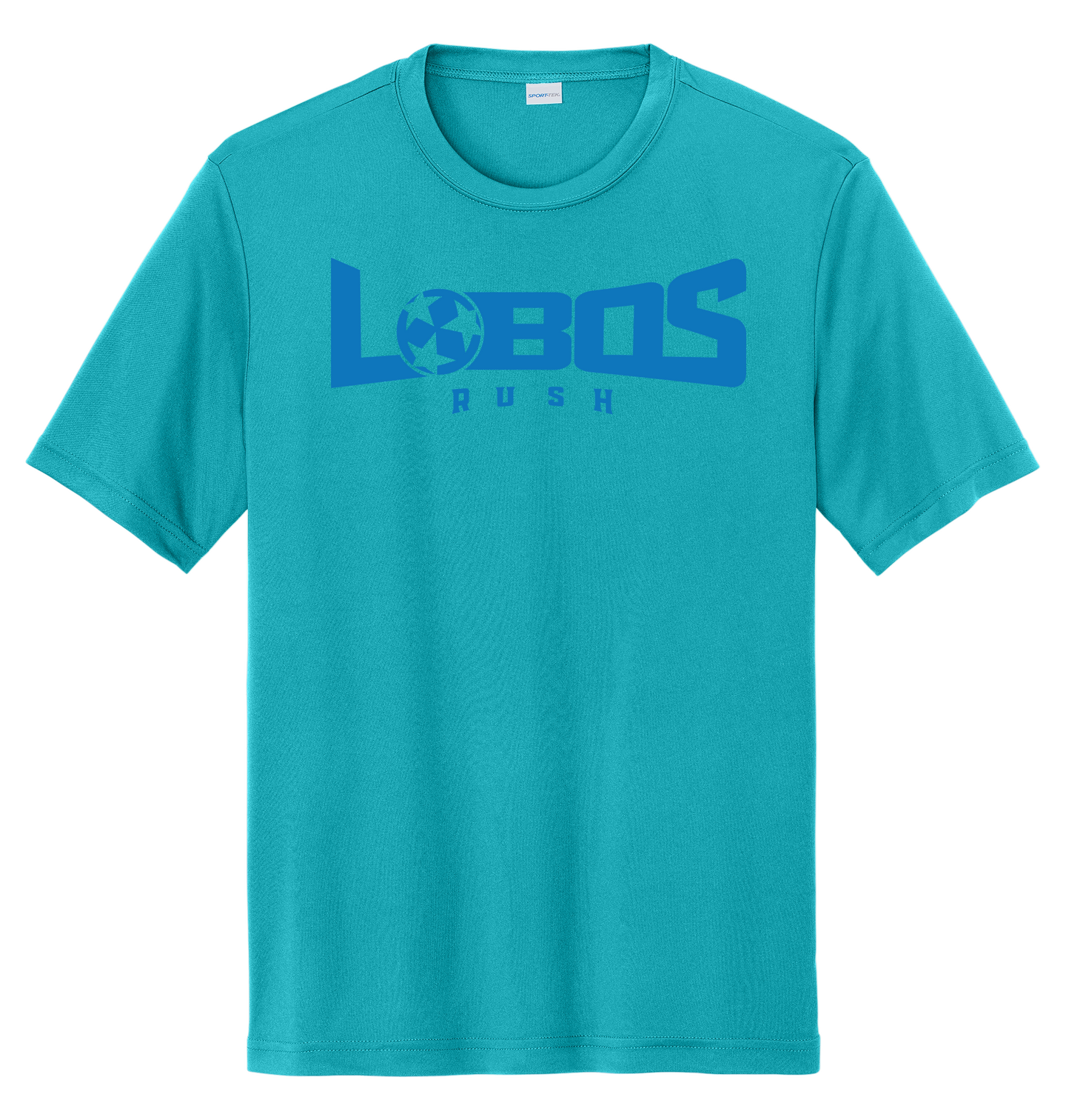 LOBOS RUSH YST350 - Youth Sport-Tek® PosiCharge® Competitor™ Tee - Rush Blue Print