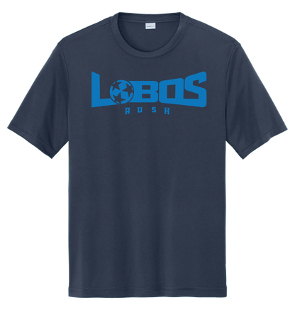 LOBOS RUSH YST350 - Youth Sport-Tek® PosiCharge® Competitor™ Tee - Rush Blue Print PrinthouseOB