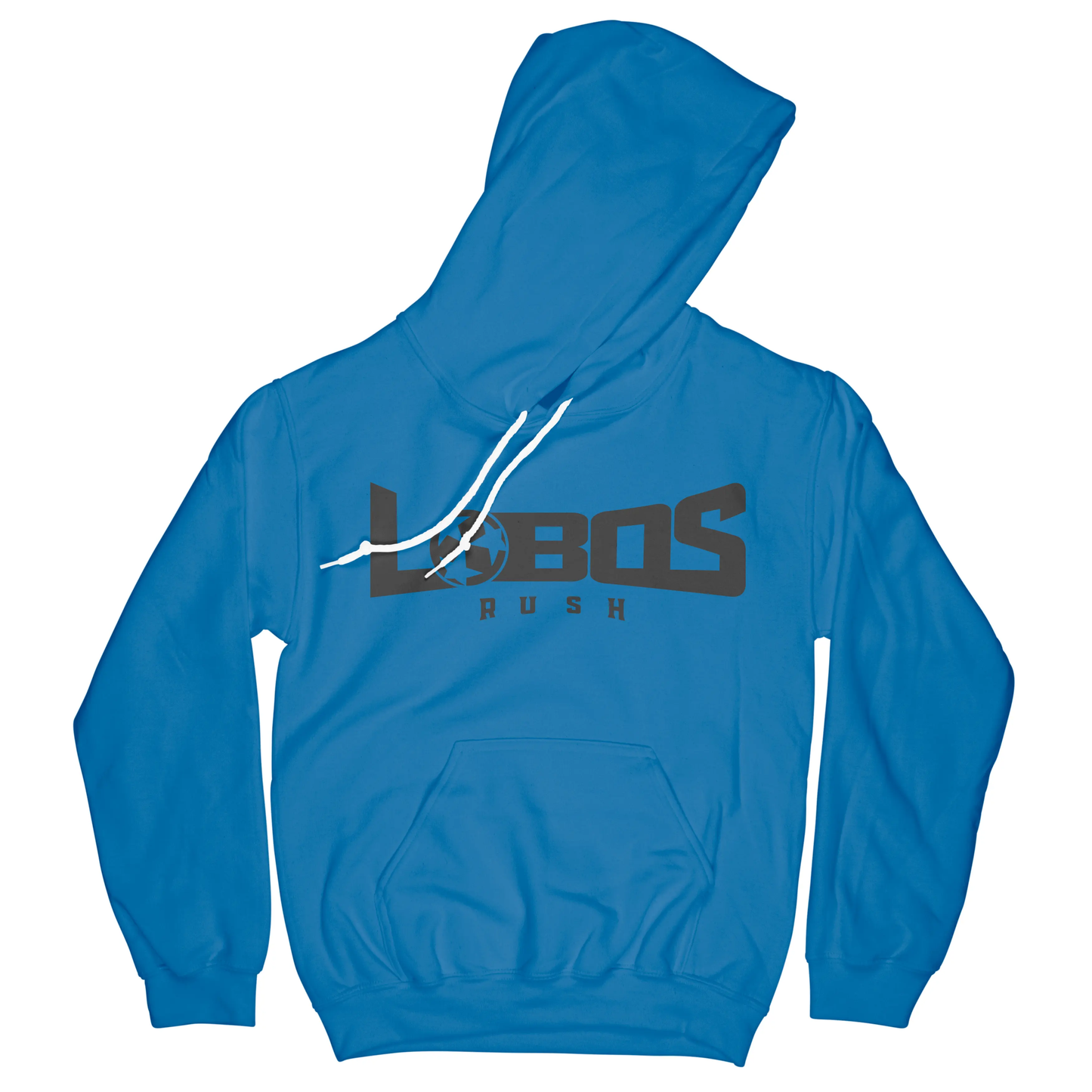 LOBOS RUSH GILDAN HOODIE - BLACK PRINT - 10 COLOR OPTIONS PrinthouseOB