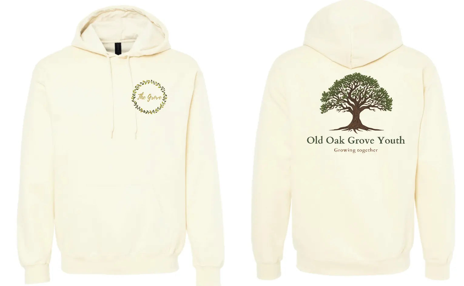 Gildan® Softstyle® Midweight Hoodie- Off White - PrinthouseOB