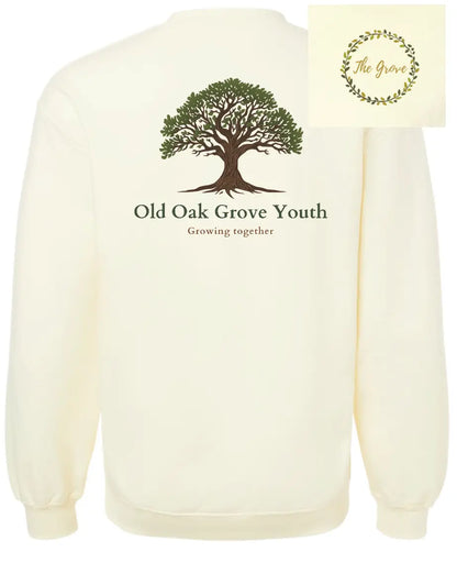 Gildan® Softstyle® Crewneck Sweatshirt- Off White - PrinthouseOB