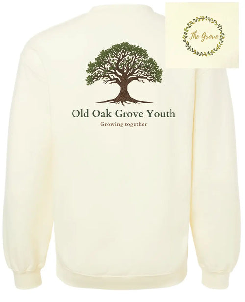 Gildan® Softstyle® Crewneck Sweatshirt- Off White - PrinthouseOB