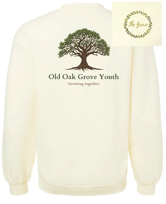 Gildan® Softstyle® Crewneck Sweatshirt- Off White - PrinthouseOB