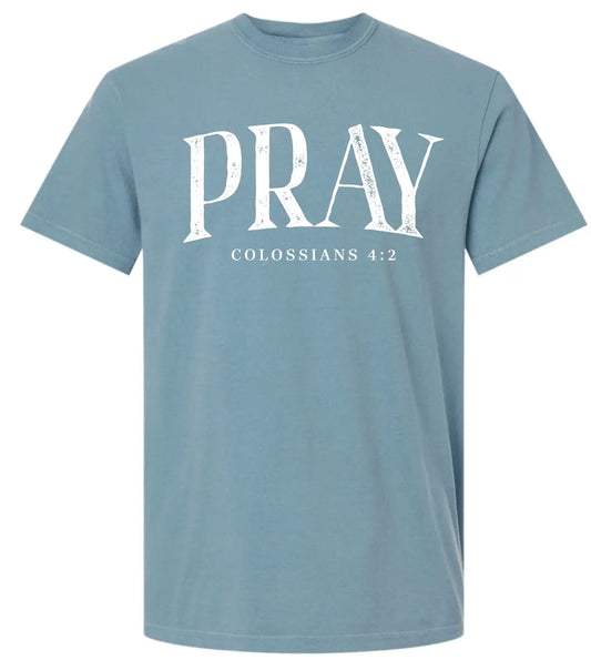 Pray/Blessed Tee- 2 color/design options - PrinthouseOB