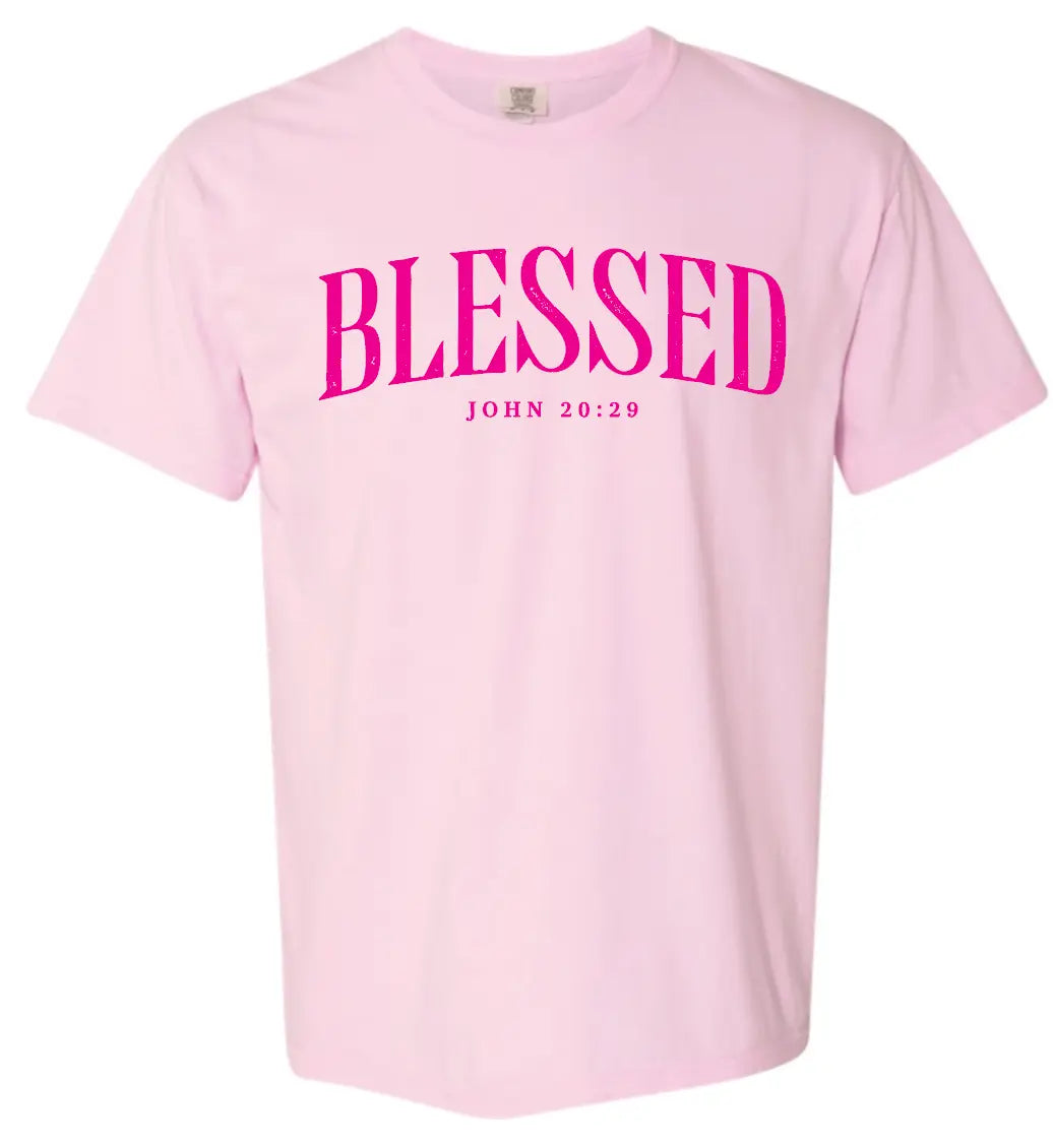Pray/Blessed Tee- 2 color/design options - PrinthouseOB