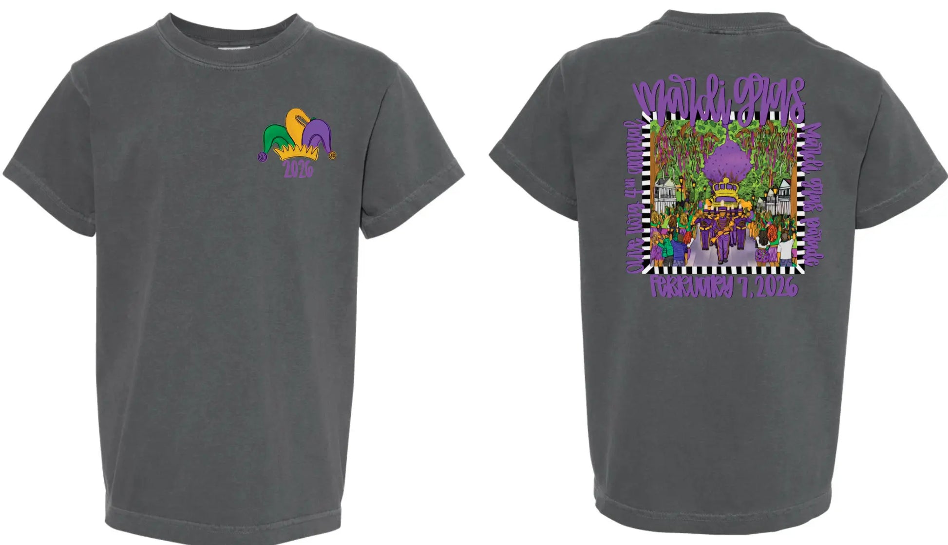 Comfort Colors Pepper Short Sleeve (Youth and Adult) PrinthouseOB