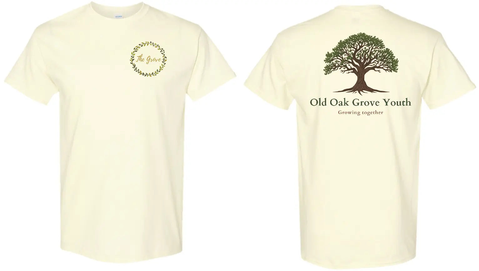 Gildan® Heavy Cotton™ 100% Cotton T-Shirt- Off White - PrinthouseOB