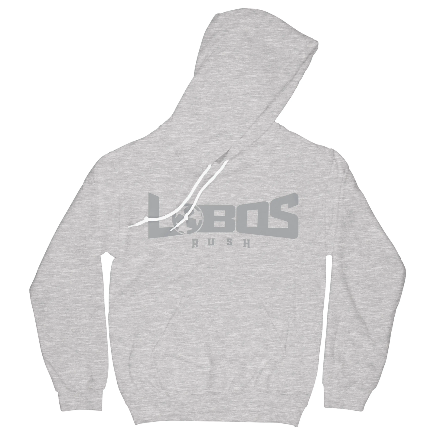 LOBOS RUSH GILDAN HOODIE - GREY PRINT - 12 COLOR OPTIONS PrinthouseOB