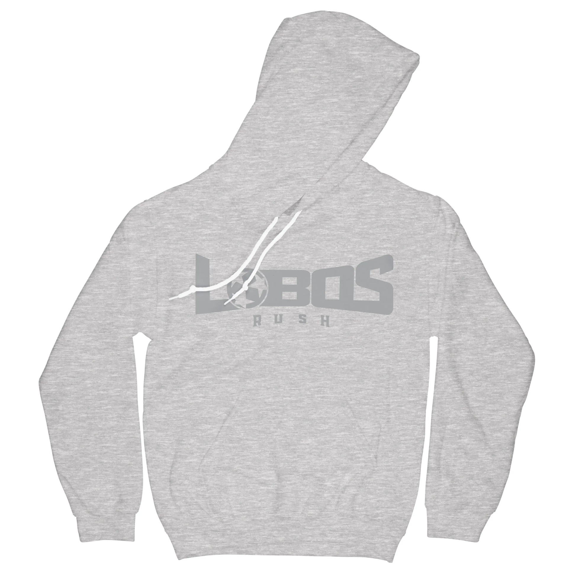 LOBOS RUSH GILDAN HOODIE - GREY PRINT - 12 COLOR OPTIONS PrinthouseOB
