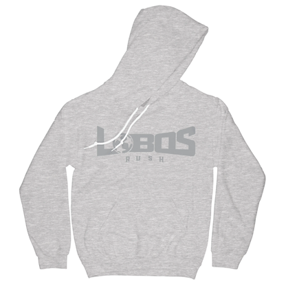 LOBOS RUSH GILDAN HOODIE - GREY PRINT - 12 COLOR OPTIONS PrinthouseOB
