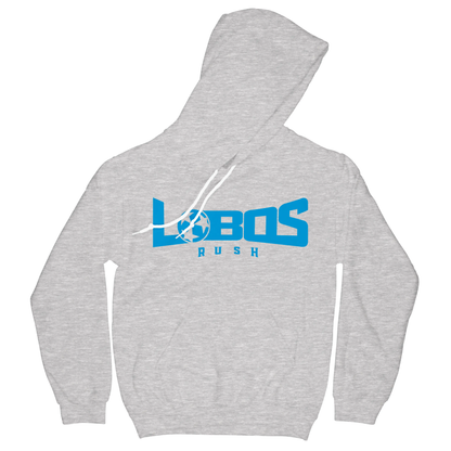 LOBOS RUSH GILDAN HOODIE - RUSH BLUE PRINT - 10 COLOR OPTIONS PrinthouseOB