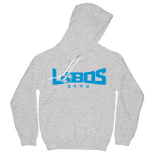 Load image into Gallery viewer, LOBOS RUSH GILDAN HOODIE - RUSH BLUE PRINT - 10 COLOR OPTIONS