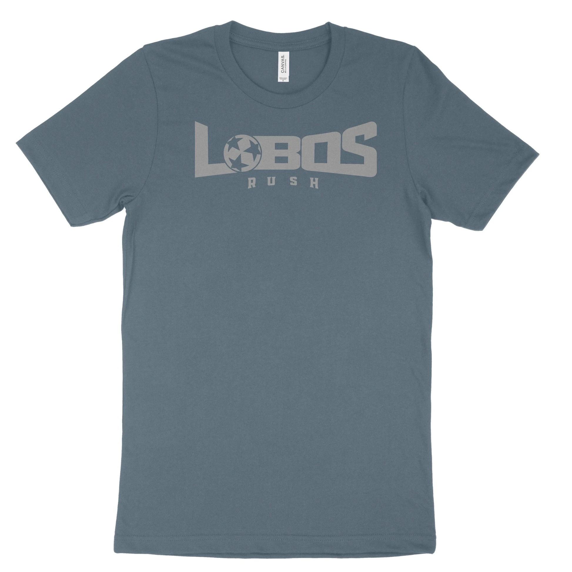 LOBOS RUSH BELLA TEE - GREY PRINT - 15 COLOR OPTIONS PrinthouseOB