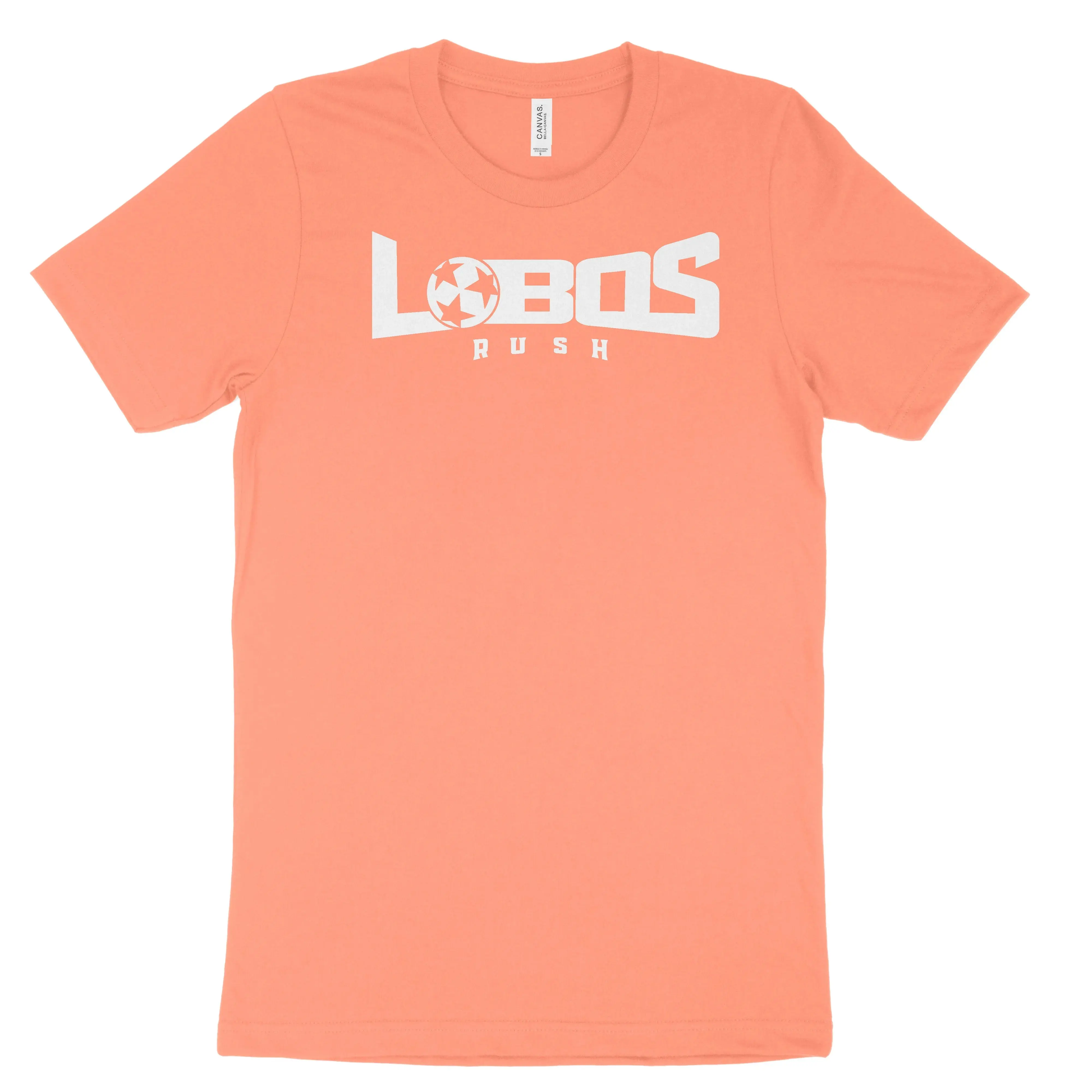 LOBOS RUSH BELLA TEE - WHITE PRINT - 14 COLOR OPTIONS PrinthouseOB