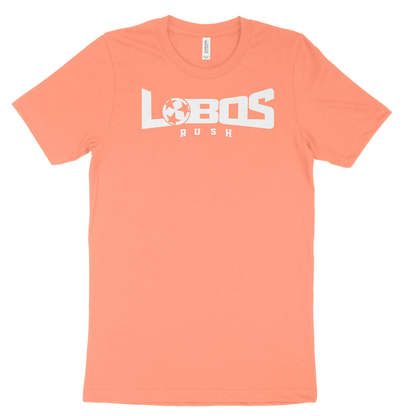 LOBOS RUSH BELLA TEE - WHITE PRINT - 14 COLOR OPTIONS PrinthouseOB