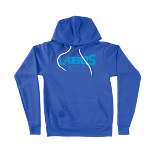 LOBOS RUSH BELLA CANVAS SPONGE FLEECE HOODIE - RUSH BLUE PRINT - 7 COLOR OPTIONS