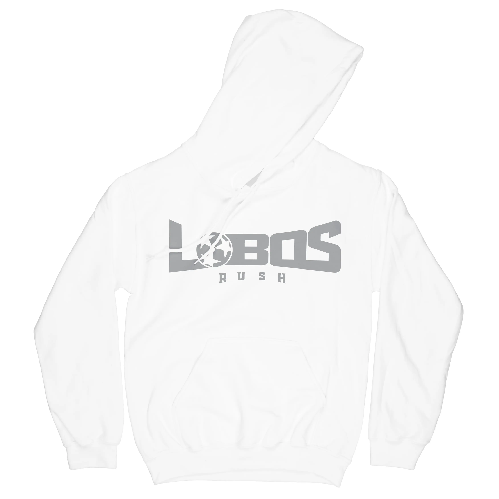 LOBOS RUSH GILDAN HOODIE - GREY PRINT - 12 COLOR OPTIONS PrinthouseOB