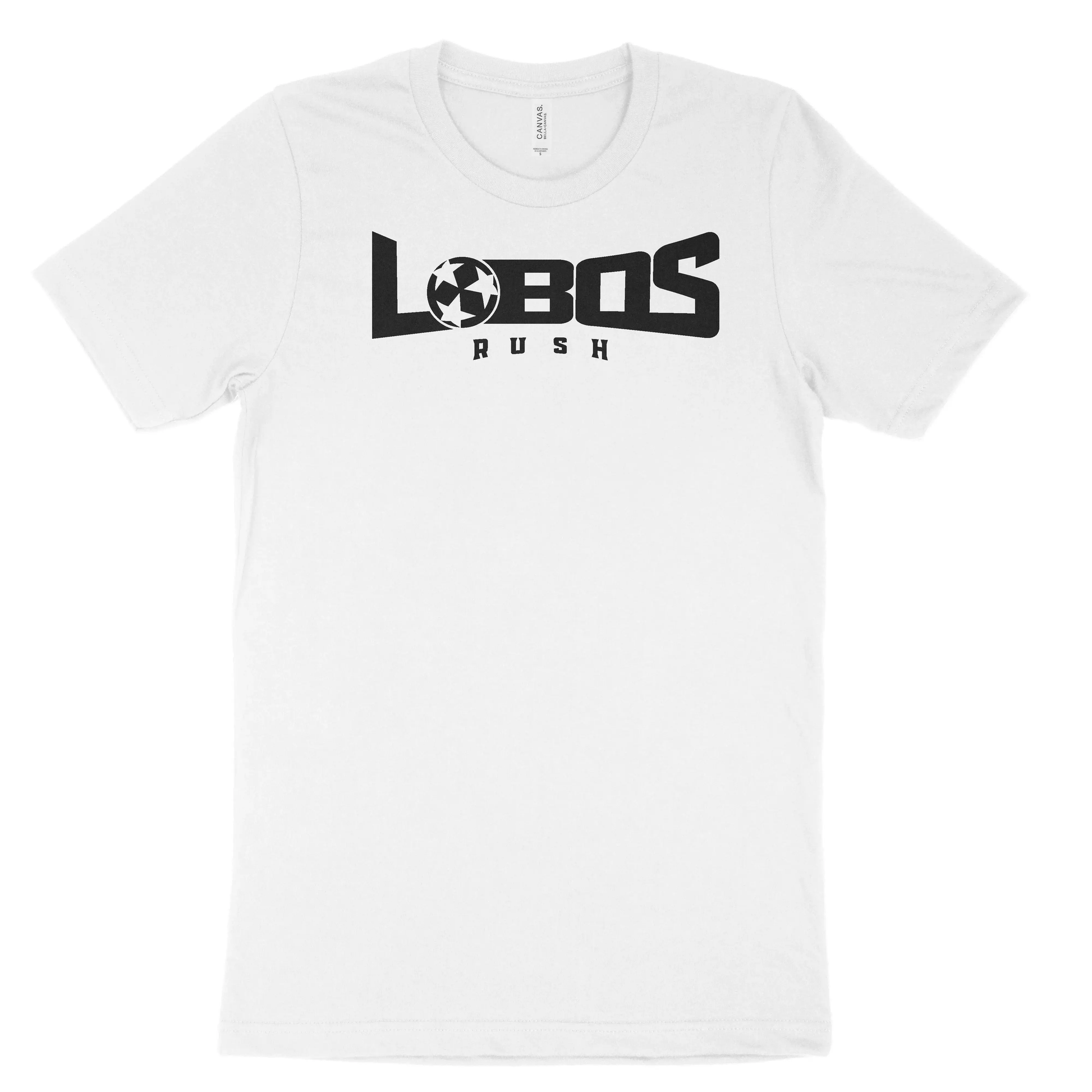 LOBOS RUSH BELLA TEE - BLACK PRINT - 10 COLOR OPTIONS PrinthouseOB