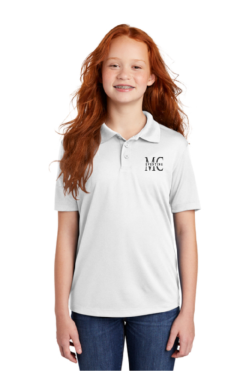 MC EVENTING - YOUTH POLO - 2 COLOR OPTIONS - Sport-Tek® Youth PosiCharge® RacerMesh® Polo PrinthouseOB