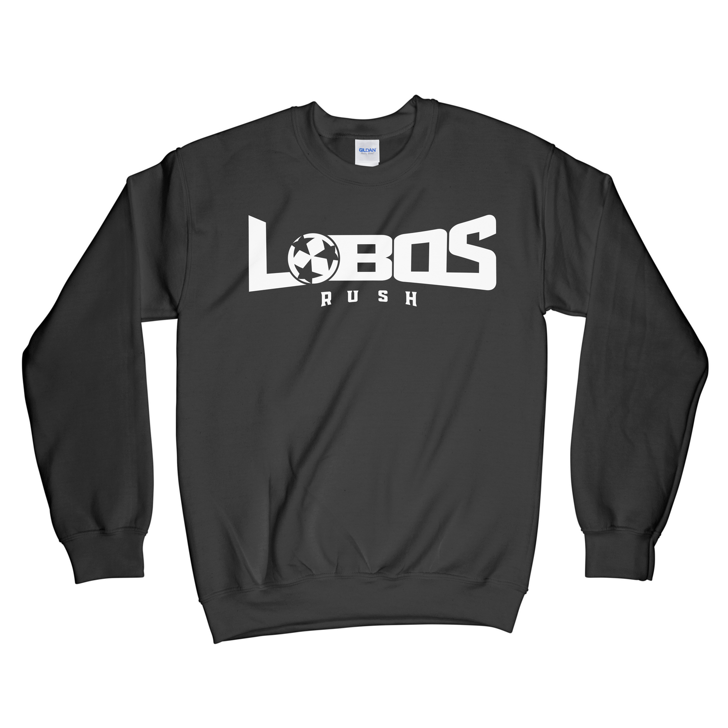 LOBOS RUSH GILDAN YOUTH CREW NECK SWEATSHIRT - 6 COLOR OPTIONS