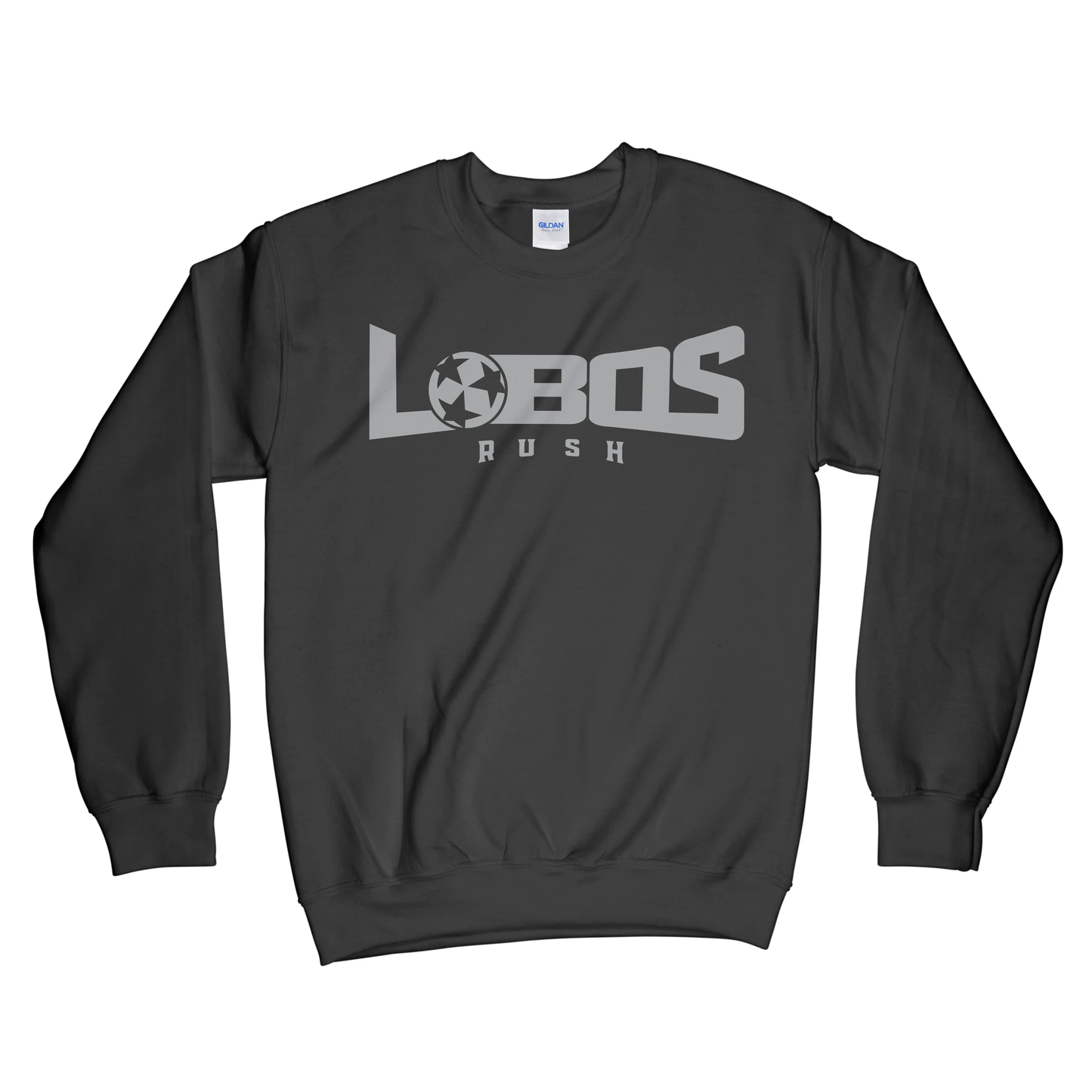 LOBOS RUSH GILDAN YOUTH CREW NECK SWEATSHIRT - 6 COLOR OPTIONS PrinthouseOB