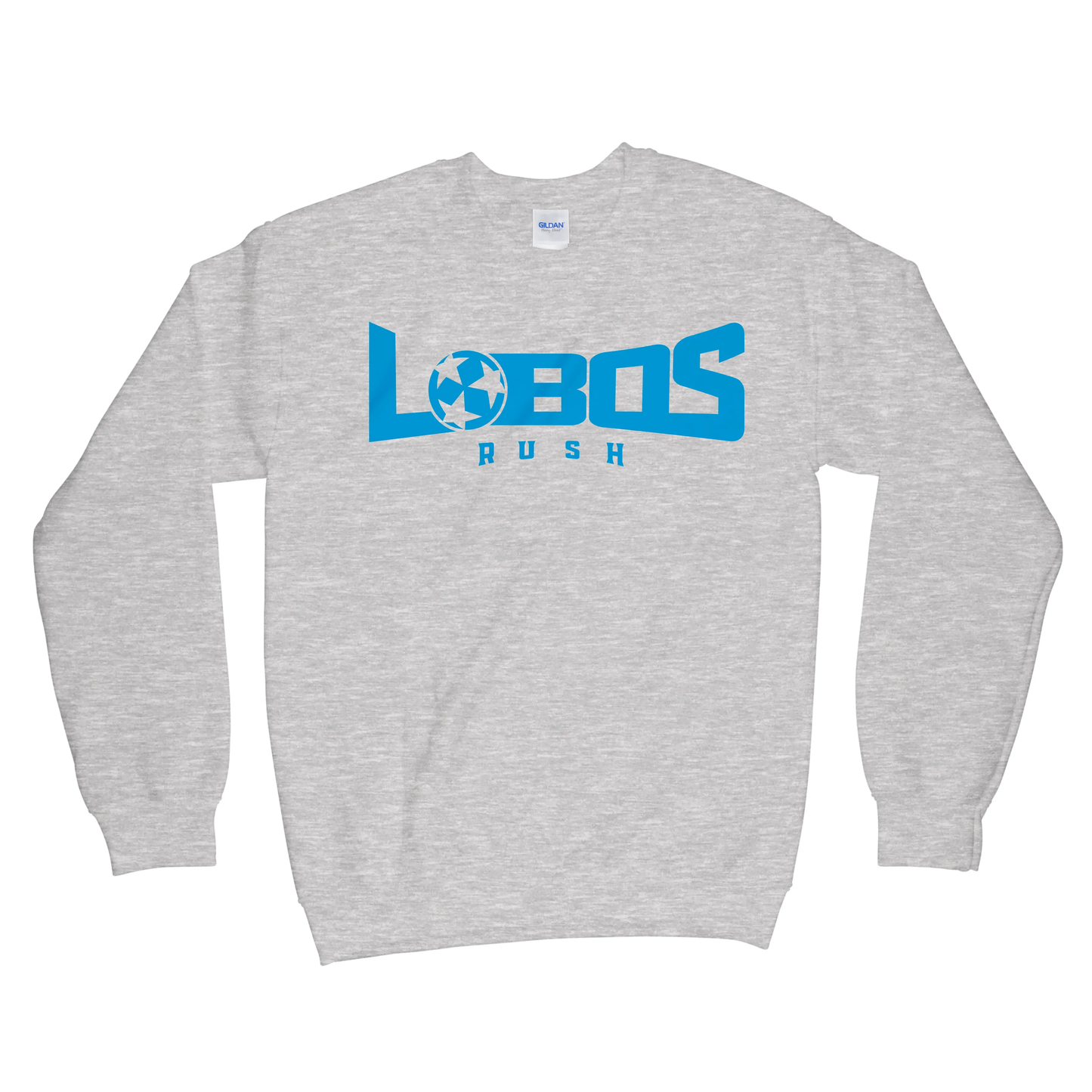 LOBOS RUSH GILDAN YOUTH CREW NECK SWEATSHIRT - 6 COLOR OPTIONS PrinthouseOB