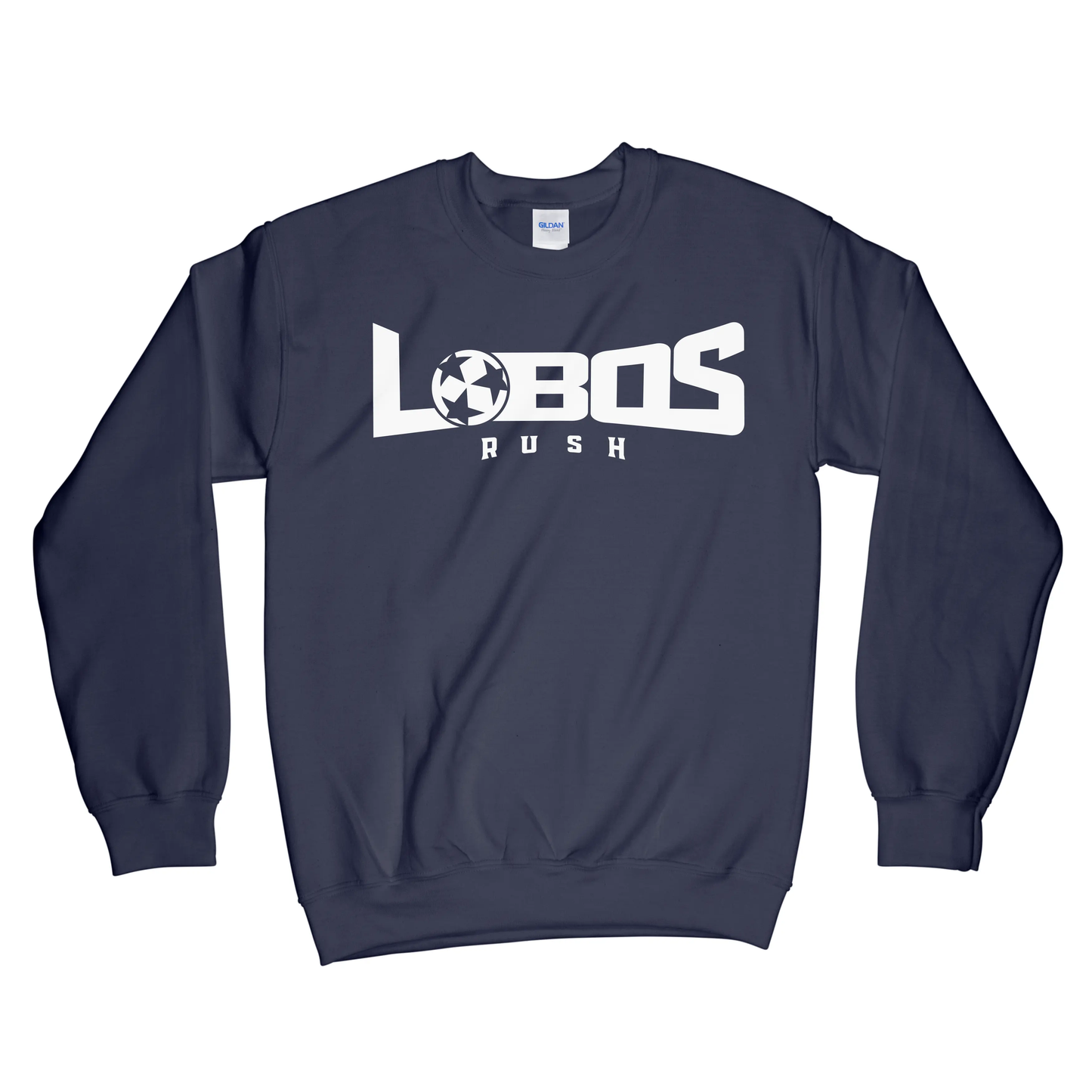 LOBOS RUSH GILDAN YOUTH CREW NECK SWEATSHIRT - 6 COLOR OPTIONS PrinthouseOB