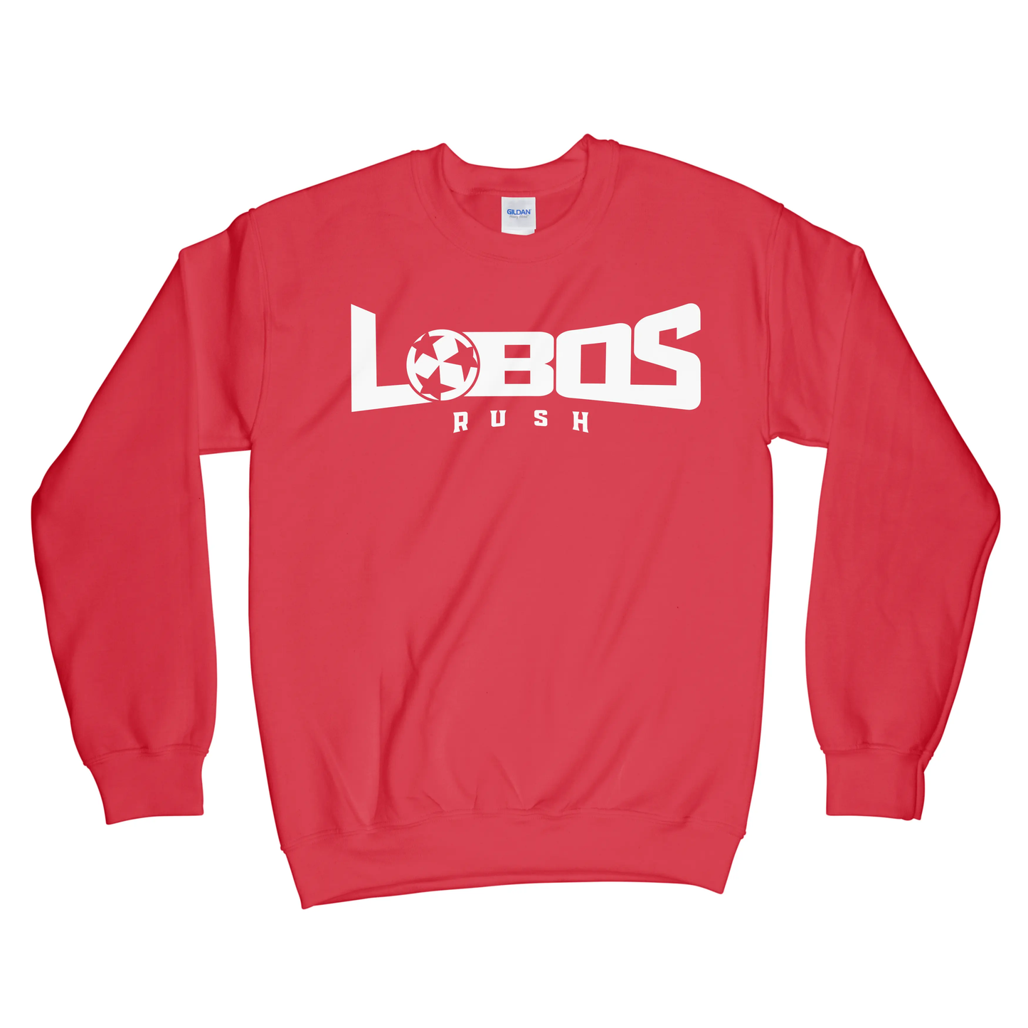 LOBOS RUSH GILDAN YOUTH CREW NECK SWEATSHIRT - 6 COLOR OPTIONS PrinthouseOB