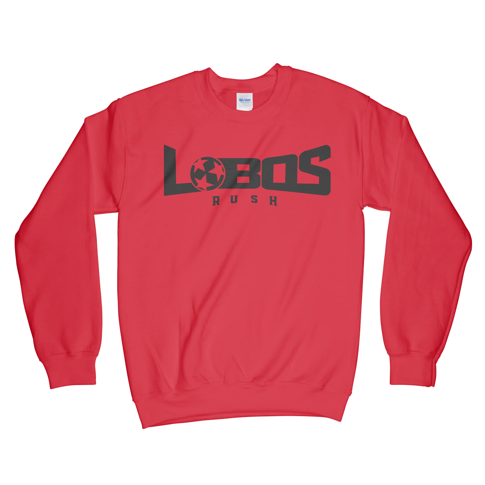 LOBOS RUSH GILDAN YOUTH CREW NECK SWEATSHIRT - 6 COLOR OPTIONS PrinthouseOB