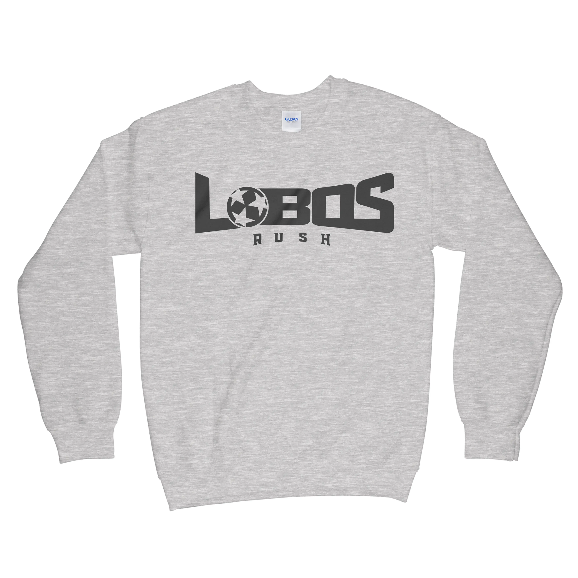 LOBOS RUSH GILDAN YOUTH CREW NECK SWEATSHIRT - 6 COLOR OPTIONS PrinthouseOB