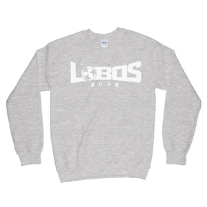 LOBOS RUSH GILDAN YOUTH CREW NECK SWEATSHIRT - 6 COLOR OPTIONS