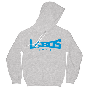 LOBOS RUSH GILDAN YOUTH HOODIE - 6 COLRO OPTIONS